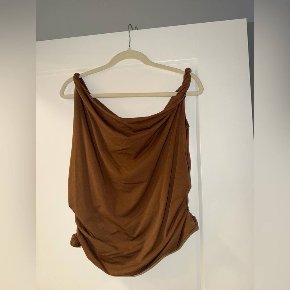 Abercrombie & Fitch Rich Brown Modal-Blend Top